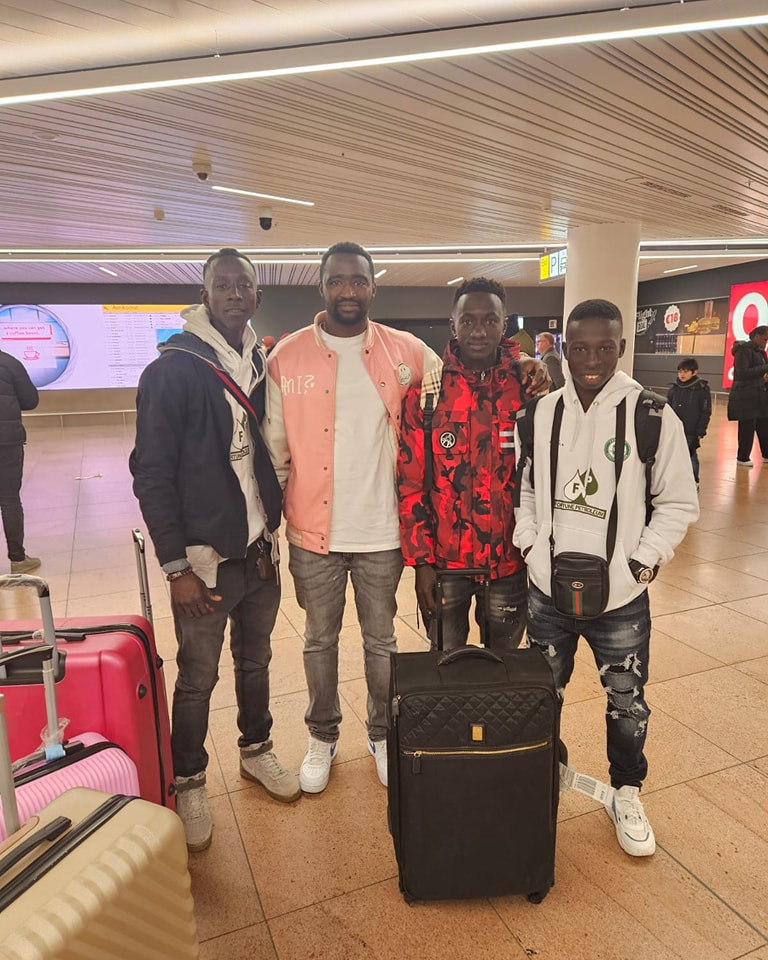 Gambian Football Trio Embarks on European Journey for Aalborg Boldklub FC Trial