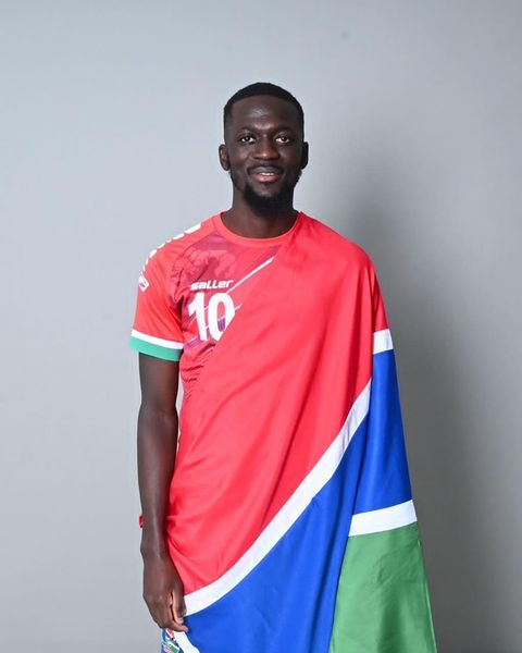 “Musa Barrow, #10 Commander in General, Ready to Lead Gambia in AFCON Group C Battle Against Guinea #GOGambia”