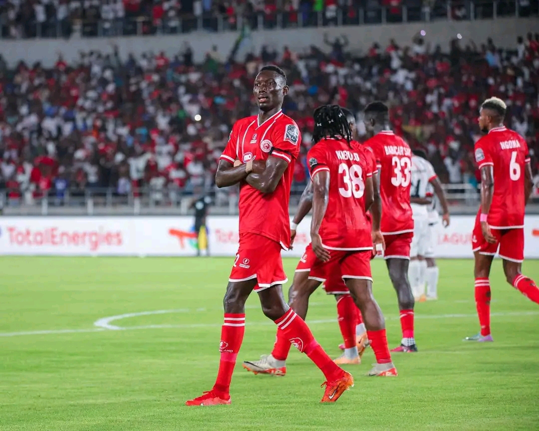 Pa Omar Jobe Nets First CAF Champions League Goal in Simba FC’s 6-0 Thrashing of Galaxy FC